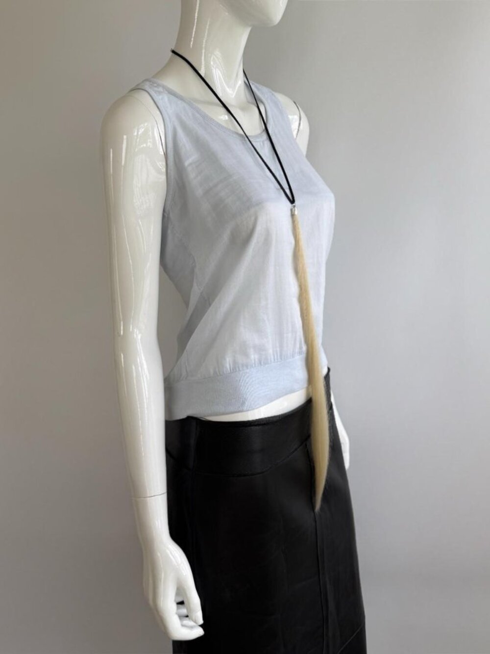 MM6 Maison Martin Margiela Vintage Light Blue Layered Cami Top